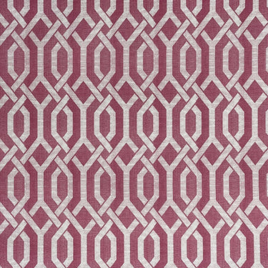Contemporary dusty rose geometric print fabric for soft furnishings – ideal for curtains, roman blinds, and stylish interior accents.